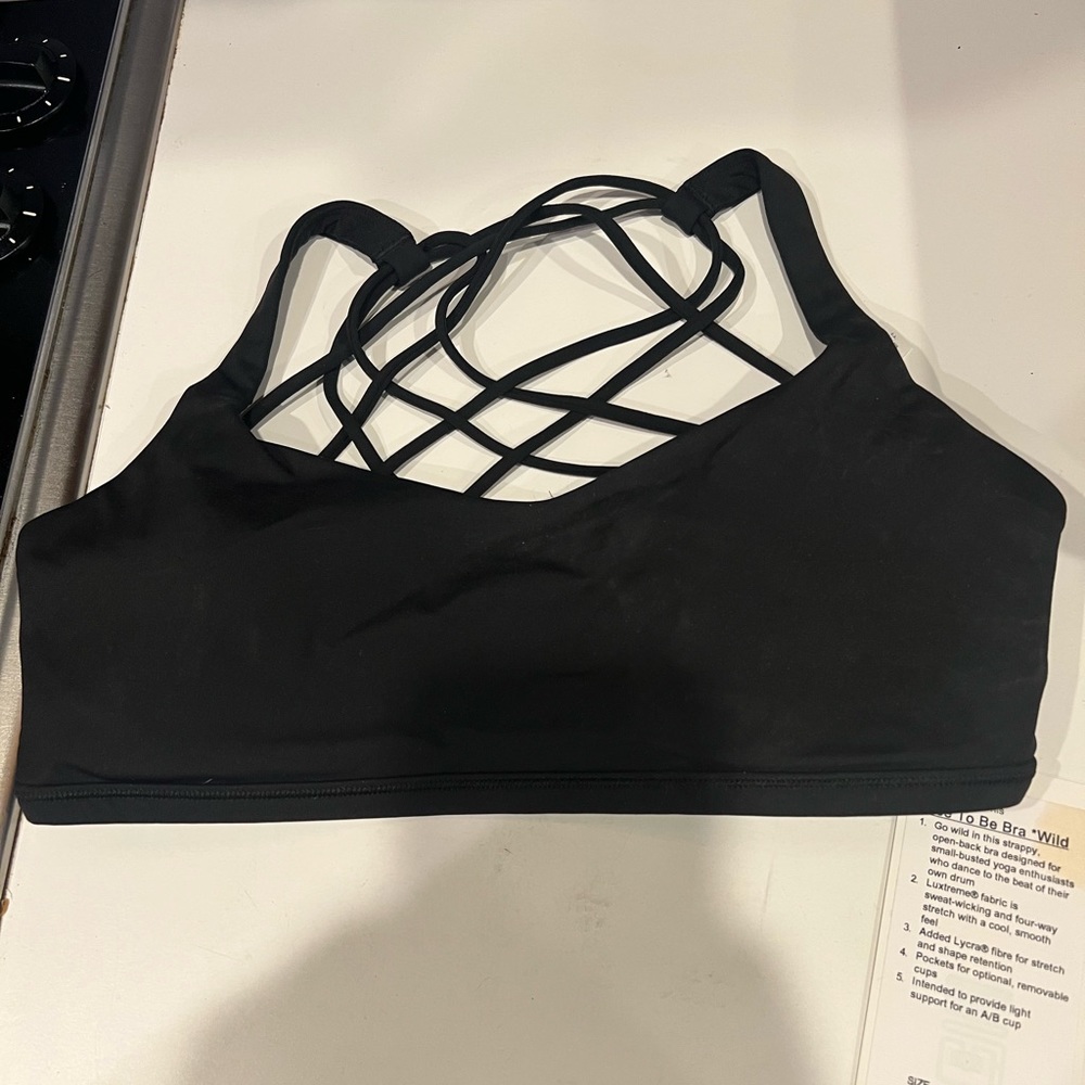 Brand new Lululemon bra. Strappy and cute